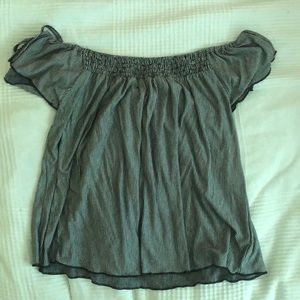 Off the shoulder flowy top